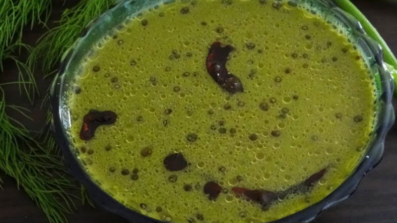 dill leaves soup 1