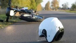 road accident bike