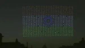 1000 drones beating retreat