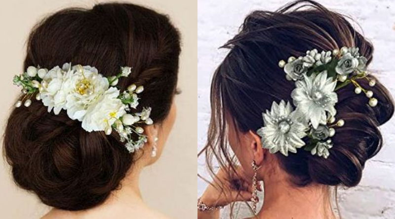 Artificial Floral Design Hairpin