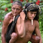 Brasilia vaccine father and son