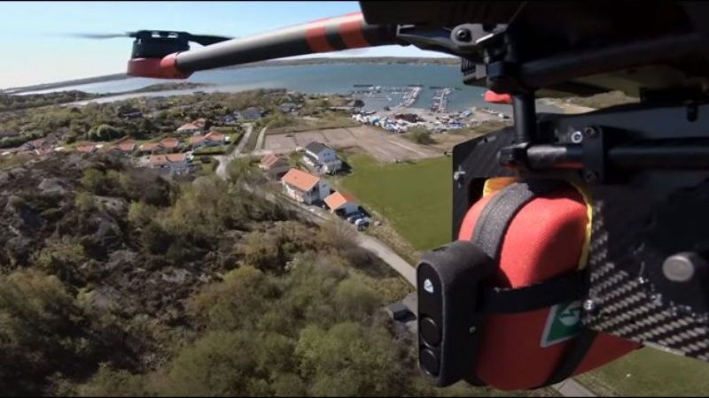 Drone helps save life 1