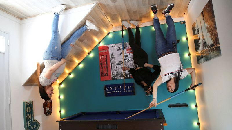 Upside down house