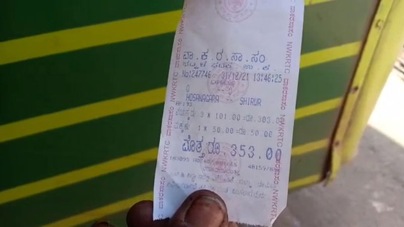 bus ticket
