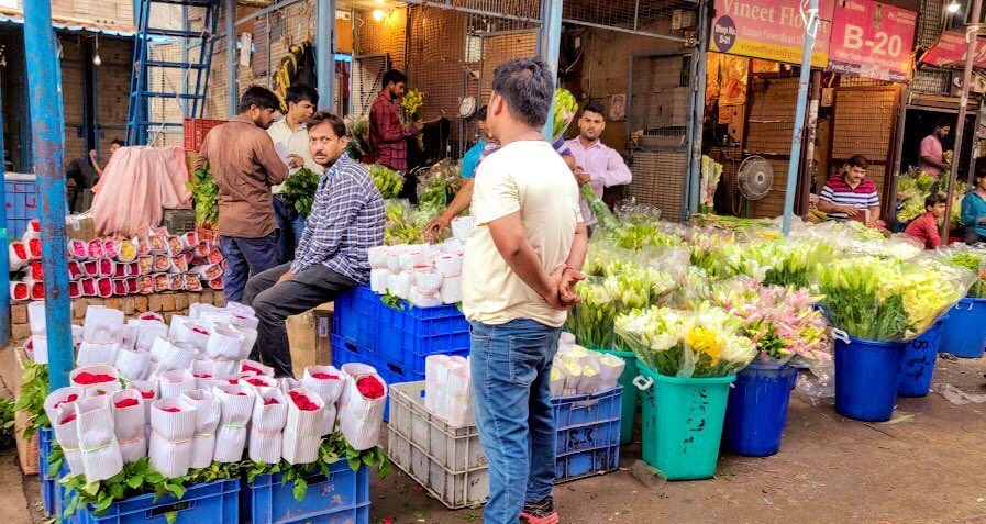 delhi flower market1