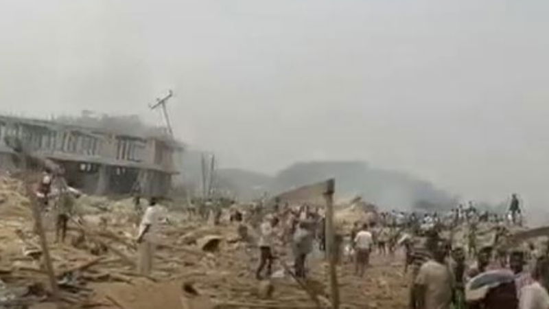 explosion western ghana