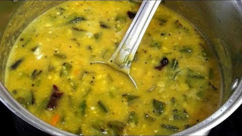 ladies finger Curd curry 2