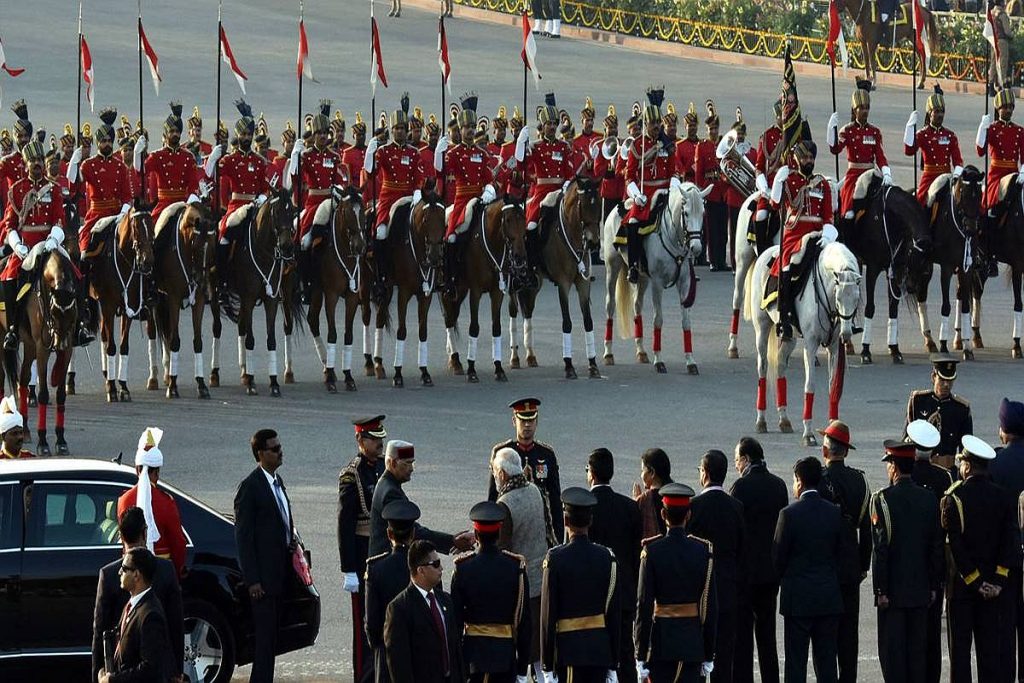reupblic day 2022 Beating the Retreat Indian soldiers 3