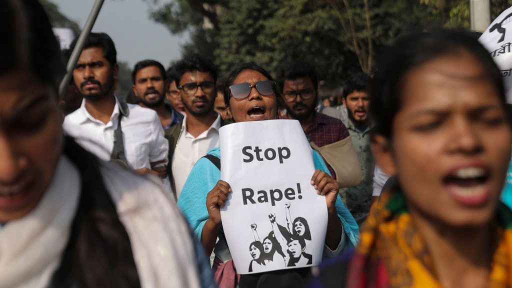 stop rape protest