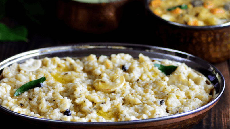 Breakfast Recipes Broken Wheat Pongal