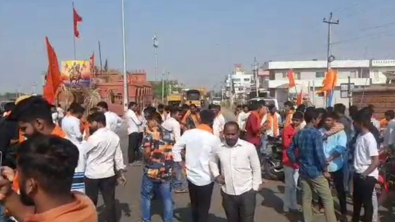 chikkodi BHAJARANGDAL PROTEST BYTE ARAVIND RAO DESHPANDE RSS MUKHAND 4