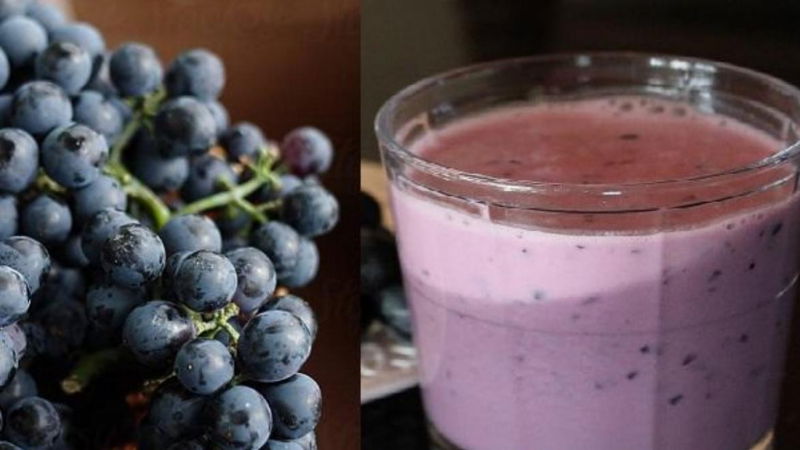 grape lassi 1