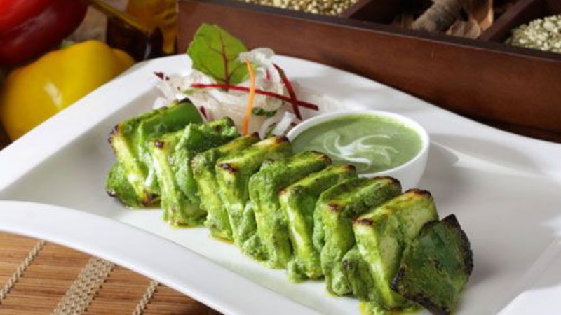 hariyali paneer tikka