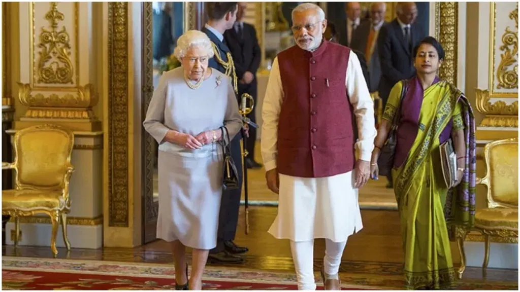 modi queen elizabeth