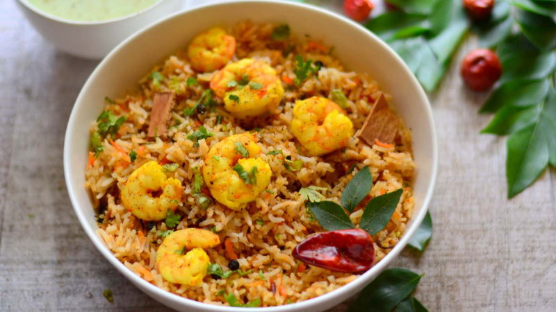 prawns biryani 1