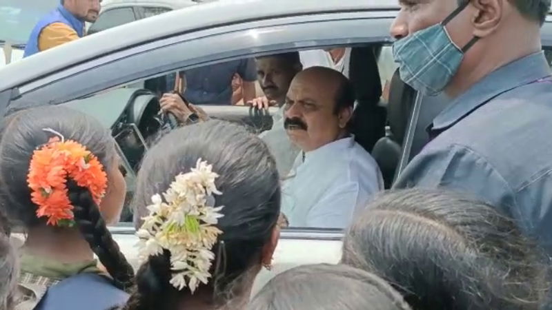 CM Basavaraj Bommai Student Haverit