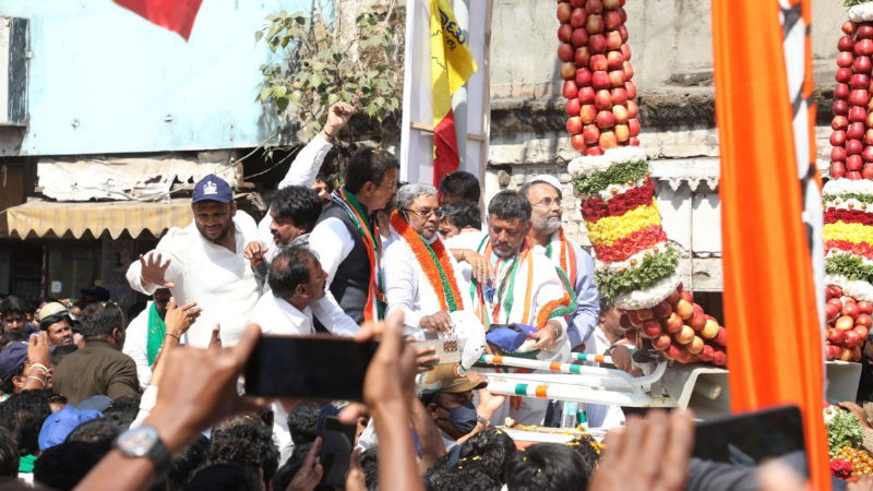 Mekedatu padayatra Siddaramaiah Congress BJP Bangalore 1