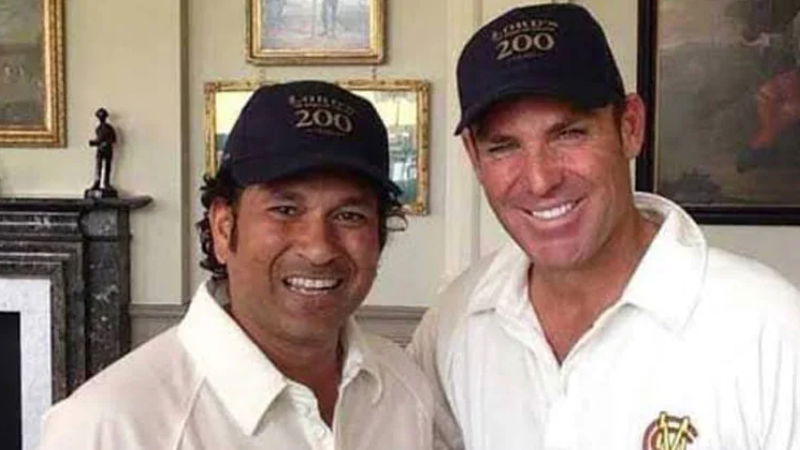 Sachin Tendulkar Shane Warne 1