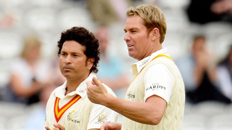 Sachin Tendulkar Shane Warne 2