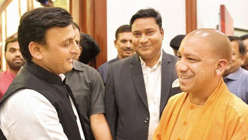 Yogi Adityanath Akhilesh Yadav 1