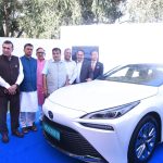 green hydrogen fuelcell EV Toyota Mirai Nitin Gadkari 2