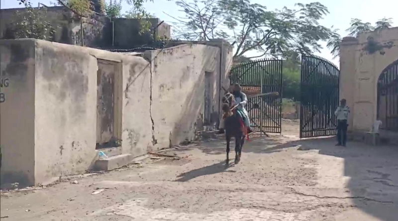 man rides Horse 1