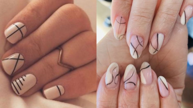 nail art line 0