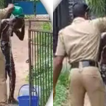 COP HELPS ELEDERLY MAN