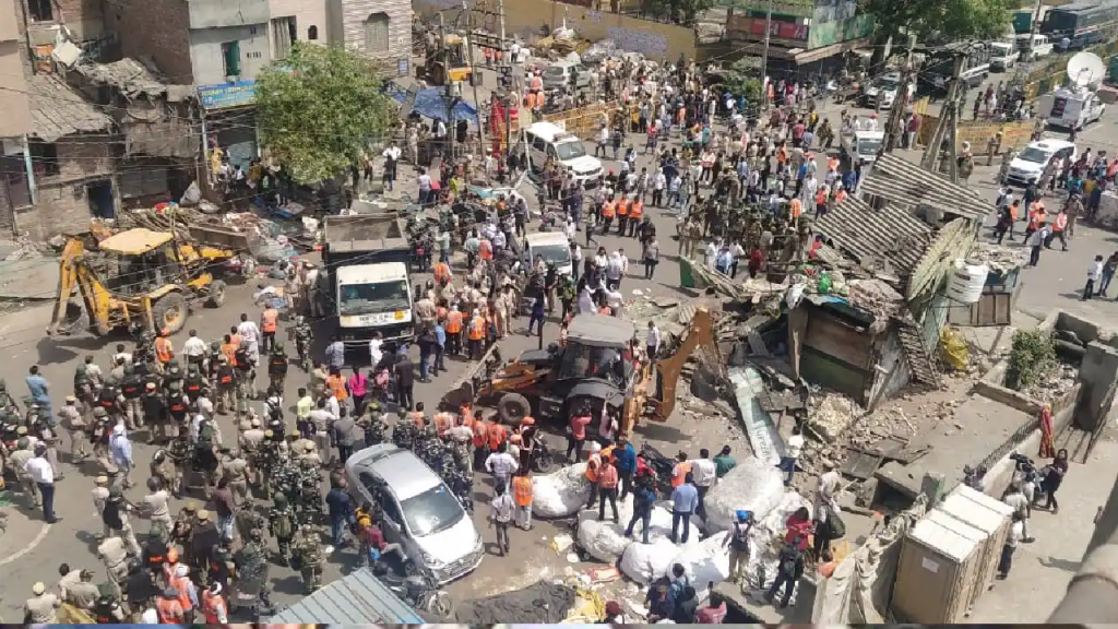 Jahangirpuri Bulldozer Delhi 4