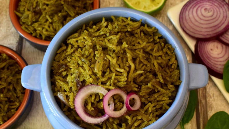 Palak Pulao 2