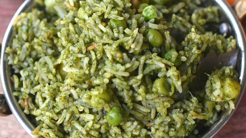 Palak Pulao 3