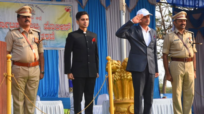 Police Parade Haveri Mohammed Roshan 1