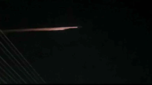 burning objects sky