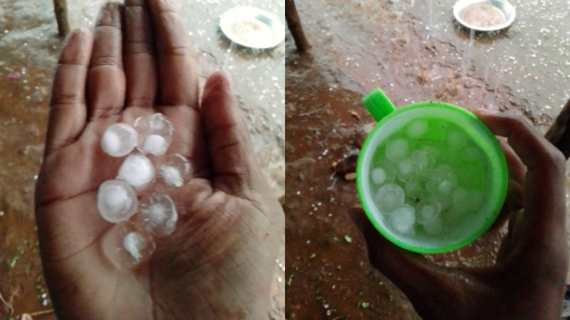 hail rain
