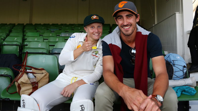 mitchell starc and Alyssa Healy 1