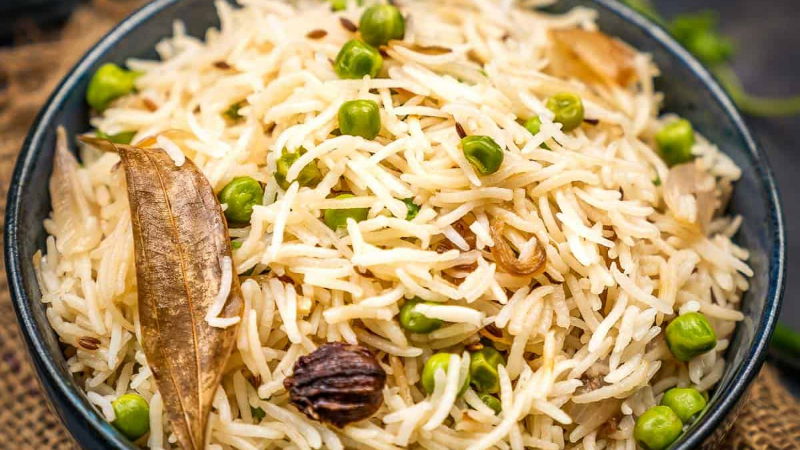 peas rice recipe