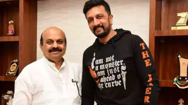 sudeep with CM