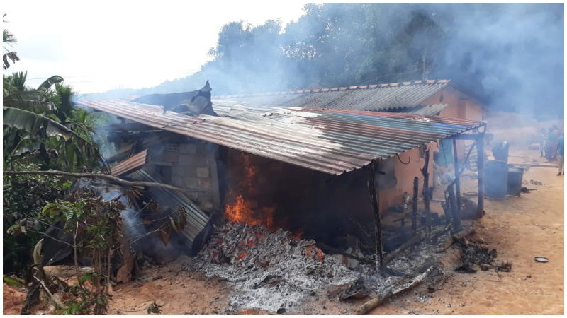 Chikmagalur Cow Farmer Fire 1
