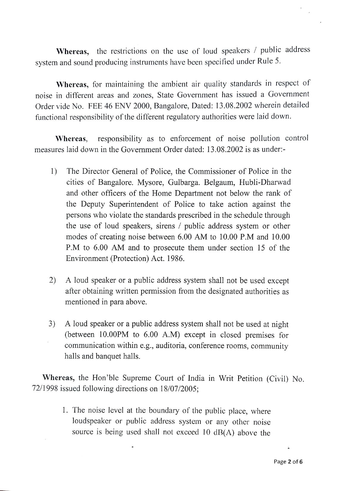 GOVERNMENT OF KARNATAKA NOTICE (1)