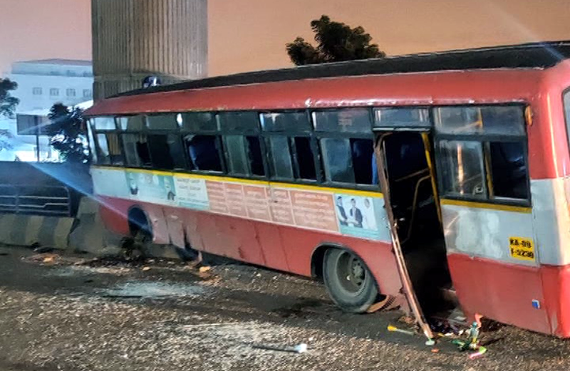 KSRTC BUS ACCIDENT 1