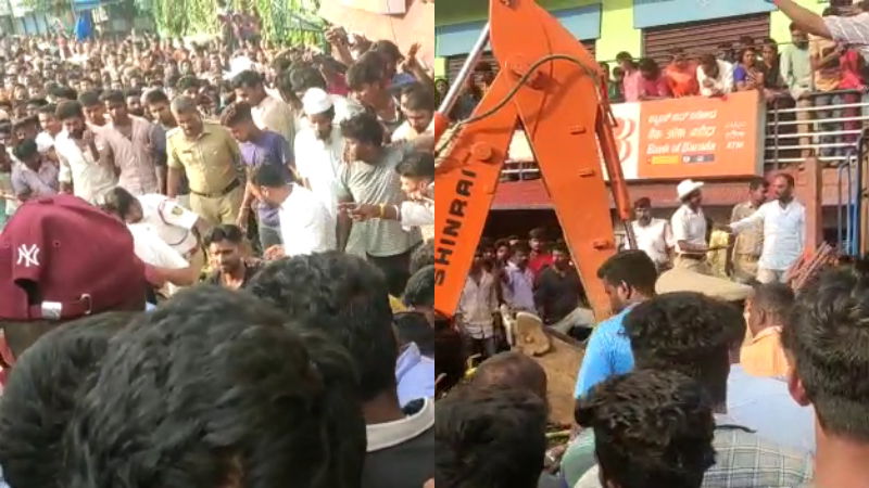 Police Boys Chamarajanagar Sugarcane Lorry 1