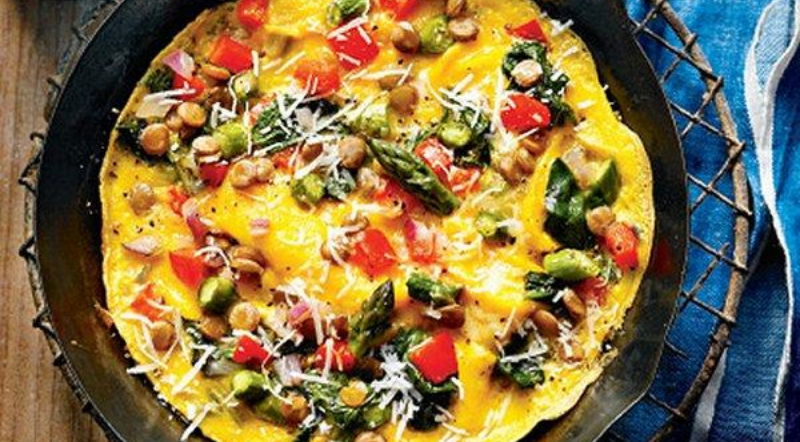 Vegetable Omelette 2