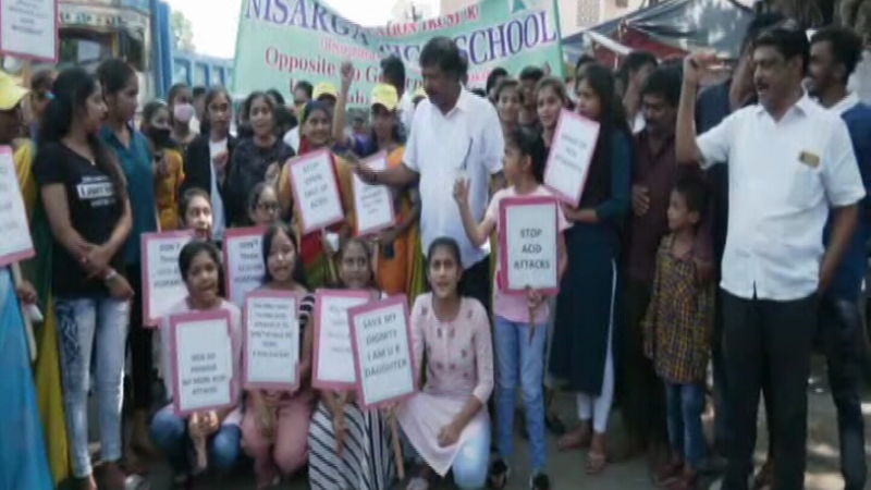 acid attack protest