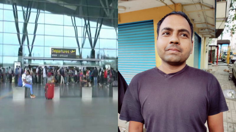bengaluru airport man arrsted