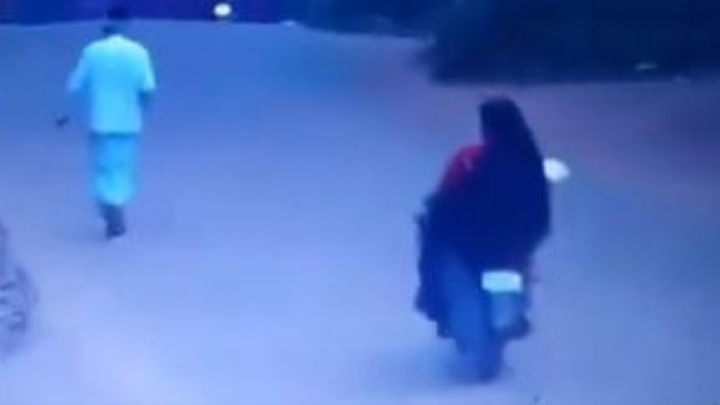 burqa bike accident