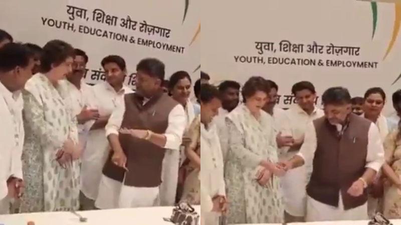 d k shivakumar priyanka gandhi bjp