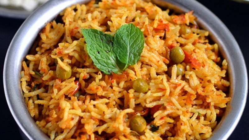 tomato biryani 2