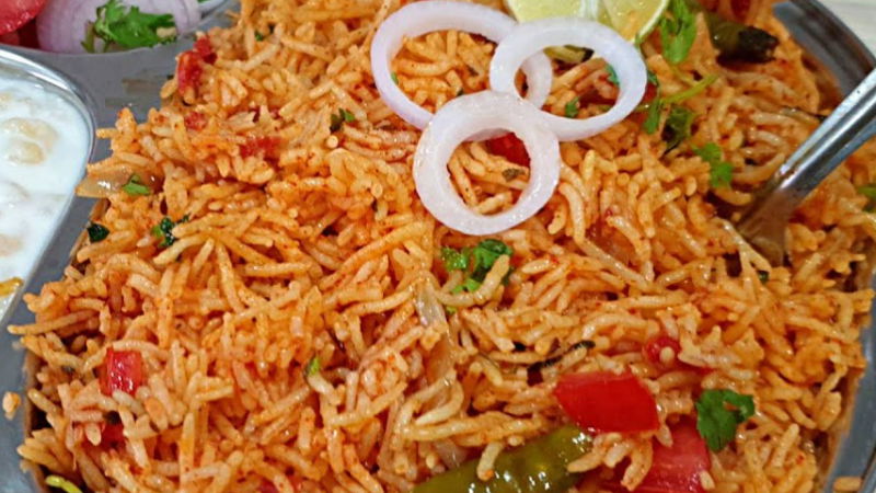 tomato biryani 3