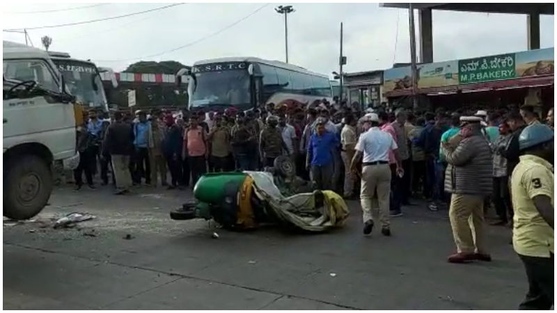 Chain accident BMTC tempeh 2