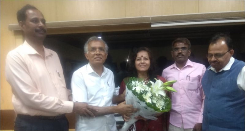 Chancellor Prof. Venugopal Prof. Cynthia Menezes Bangalore University 1